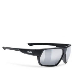 Okulary przeciwsłoneczne Uvex. Czarne okulary przeciwsłoneczne UVEX, bez wzorów. Za 139.99 zł.