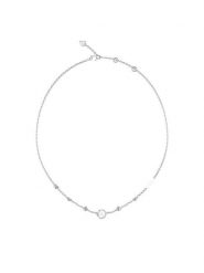 Guess Naszyjnik JUBN05 038JW Srebrny. Szare naszyjniki Guess, metalowe. Za 259.99 zł.