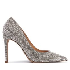 Szpilki Steve Madden. Szare szpilki Steve Madden, bez wzorów, bez obcasa, na szpilce, bez zapięcia. Za 599.99 zł.