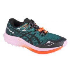 Damskie Buty Do Biegania Fuji Lite 5. Zielone trekkingi Asics, z gumy, do biegania. Za 815.99 zł.