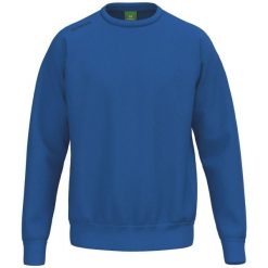 Bluza Erima Ts niebieska. Niebieskie bluzy Erima, na zimę, bez wzorów, z bawełny, bez kaptura. Za 274.99 zł.