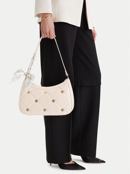 Nine West Torebka EO-Ludlow Dusk-KS2576-1 Kremowy. Białe torebki klasyczne Nine West, bez wzorów, ze skóry, bez dodatków. Za 168.99 zł.