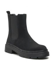 Jenny Fairy Sztyblety WYL3191-1 Czarny. Czarne botki Jenny Fairy, bez wzorów, ze skóry, bez obcasa, na płaskiej podeszwie, bez zapięcia. Za 129.99 zł.