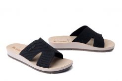 INBLU AG-14 014 czarny, klapki damskie. Czarne klapki Inblu, bez wzorów, bez obcasa. Za 71.99 zł.