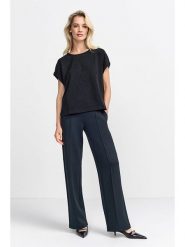 Rich & Royal Koszulka w kolorze czarnym rozmiar: S. Czarne bluzki Rich & Royal, s, bez wzorów, bez kołnierzyka, bez ramiączek. Za 208.99 zł.