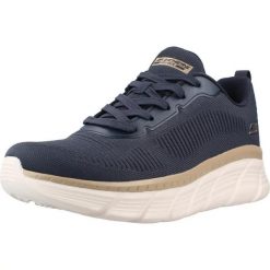 Buty SKECHERS BOBS B FLEX HI FLYING HI Niebieski. Niebieskie trekkingi Skechers, z syntetyku, na fitness i siłownię. Za 283.99 zł.