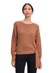 Betty Barclay Sweter w kolorze jasnobrązowym rozmiar: 46. Brązowe swetry Betty Barclay, bez wzorów, ze splotem, bez ramiączek. Za 130.99 zł.