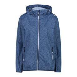 Kurtka damska przeciwdeszczowa CMP 31X7296. Niebieskie kurtki sportowe CMP, xs, bez wzorów, z tkaniny, trekkingowe. W wyprzedaży za 139.99 zł.