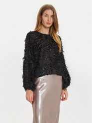 Gina Tricot Bluzka 23424 Czarny Regular Fit. Czarne bluzki Gina Tricot, xs, bez wzorów, z syntetyku, bez kołnierzyka, bez ramiączek. Za 119.99 zł.
