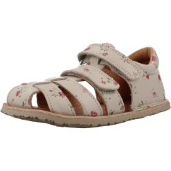 Sandały FRODDO G3150283 Kwiatowy. Sandały Froddo, bez wzorów, ze skóry, sportowe, bez obcasa, bez zapięcia. Za 354.99 zł.