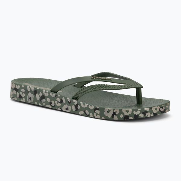 Japonki damskie Ipanema Bossa Soft V. Zielone klapki Ipanema, bez wzorów, z materiału, bez obcasa. Za 94.99 zł.