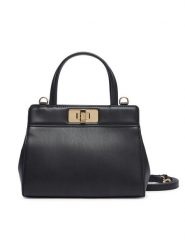Tommy Hilfiger Torebka Th Modern Mini Satchel AW0AW18726 Czarny. Czarne torebki klasyczne TOMMY HILFIGER, bez wzorów, ze skóry, bez dodatków. Za 569.99 zł.