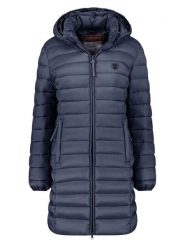 ANAPURNA Płaszcz pikowany "Akitalana" w kolorze granatowym rozmiar: M. Niebieskie płaszcze ANAPURNA, m, bez wzorów, bez kaptura. Za 173.99 zł.