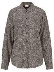 Gerry Weber Bluzka w kolorze czarno-beżowym rozmiar: 42. Brązowe bluzki Gerry Weber, s, bez wzorów, z wiskozy, klasyczne, bez kołnierzyka, bez ramiączek. Za 114.17 zł.