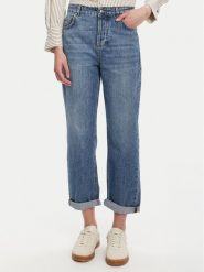 Marella Jeansy Tomboy 2523186074 Niebieski Loose Fit. Niebieskie jeansy Marella, bez wzorów. Za 839.99 zł.