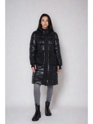Steve Madden Płaszcz zimowy w kolorze czarnym rozmiar: XL. Czarne płaszcze Steve Madden, na zimę, xl, bez wzorów, z puchu, bez kaptura. Za 239.29 zł.