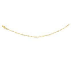 Złota bransoletka - paper clip. Żółte bransoletki Apart, złote. Za 669.00 zł.