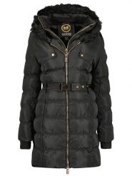 Maison Montaigne Płaszcz pikowany "Diamai" w kolorze czarnym rozmiar: XL. Czarne płaszcze Maison Montaigne, xl, bez wzorów, bez kaptura. Za 310.38 zł.