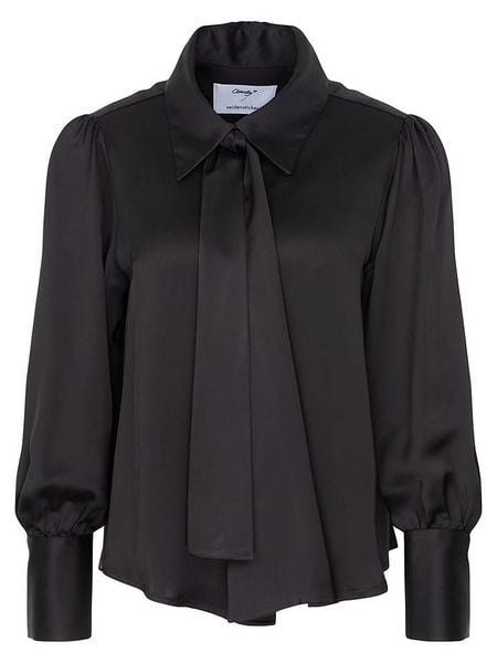 Seidensticker Bluzka w kolorze czarnym rozmiar: 46. Czarne bluzki Seidensticker, bez wzorów, bez kołnierzyka, bez ramiączek. Za 297.97 zł.