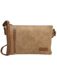 Beagles Torebka "Brunete" w kolorze jasnobrązowym - 23 x 15 x 3 cm rozmiar: onesize. Brązowe torby na ramię Beagles, bez wzorów, z materiału, na ramię, bez dodatków. Za 110.81 zł.