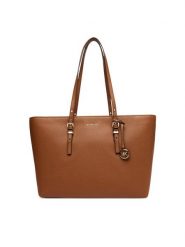 MICHAEL Michael Kors Torebka Quinn 30T5GQNT9L Brązowy. Brązowe shopper MICHAEL Michael Kors, bez wzorów, ze skóry, bez dodatków. Za 1,109.00 zł.