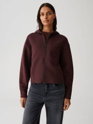 OPUS Bluza w kolorze ciemnobrązowym rozmiar: 40. Brązowe bluzy Opus, bez wzorów, bez kaptura. Za 217.45 zł.