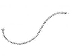 Bransoletka z białego złota z brylantami - 18 cm - 1,00 ct - próba 585. Białe bransoletki Apart, z brylantem, złote. Za 16,990.00 zł.
