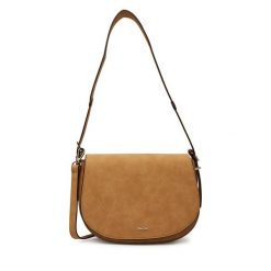 Torebka DeeZee. Brązowe torebki klasyczne DeeZee, bez wzorów, bez dodatków. Za 129.99 zł.
