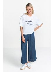 Rich & Royal Koszulka w kolorze białym rozmiar: XL. Białe bluzki Rich & Royal, xl, bez wzorów, z bawełny, bez kołnierzyka, bez ramiączek. Za 104.89 zł.