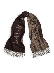 LAUREN RALPH LAUREN Szalik 454960038005 Brązowy. Brązowe szaliki Lauren Ralph Lauren, bez wzorów. Za 419.99 zł.