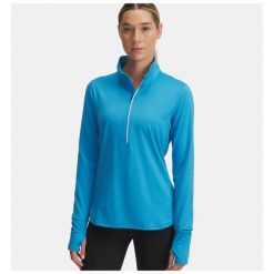 Bluza Damska Under Armour Treningowa. Niebieskie bluzy sportowe Under Armour, m, bez wzorów, bez kaptura. Za 279.99 zł.