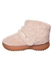 Crocs Botki "Classic Unfurgettable" w kolorze beżowym rozmiar: 36/37. Brązowe botki Crocs, bez wzorów, z materiału, bez obcasa, bez zapięcia. Za 194.95 zł.
