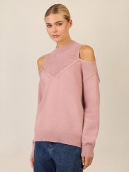 APART Sweter w kolorze jasnoróżowym rozmiar: 34. Różowe swetry Apart, bez wzorów, z kaszmiru, bez ramiączek. Za 165.99 zł.