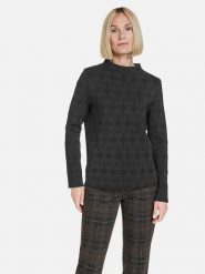 Gerry Weber Sweter w kolorze czarnym rozmiar: 42. Czarne swetry Gerry Weber, bez wzorów, bez ramiączek. Za 118.84 zł.