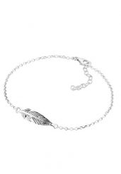Elli Damska Pióro Festiwal Boho Basic w srebrze próby 925 Sterling Silver Bransoletki 1 ct Damski. Szare bransoletki Elli, srebrne. Za 198.99 zł.