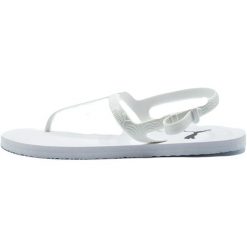 Sandały Puma Cozy, Biały, Kobiety. Białe sandały Puma, bez wzorów, z materiału, sportowe, bez obcasa, bez zapięcia. Za 123.09 zł.