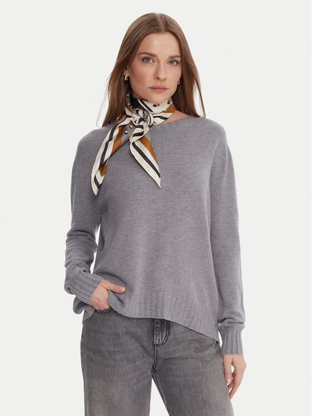 Kontatto Sweter 3M0808C Szary Relaxed Fit. Szare swetry Kontatto, m, bez wzorów, z syntetyku, bez ramiączek. Za 259.99 zł.