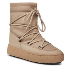Śniegowce Moon Boot. Brązowe trapery i śniegowce Moon Boot. Za 1,329.00 zł.