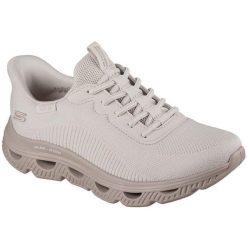 Buty sportowe damskie Skechers Bobs Arc Waves. Brązowe obuwie sportowe Skechers, bez zapięcia, na fitness i siłownię. Za 590.00 zł.