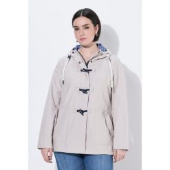 Damskie Kurtka softshellowa HYPRAR hydrofobowa guziki-kołki. Brązowe kurtki sportowe Ulla Popken, plus size, bez wzorów, z materiału, bez kaptura. Za 479.99 zł.