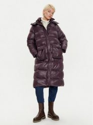 Whistler Płaszcz zimowy Lakewood W Long Puffer W243266 Brązowy Regular Fit. Brązowe płaszcze Whistler, na zimę, bez wzorów, z syntetyku, bez kaptura. Za 519.99 zł.