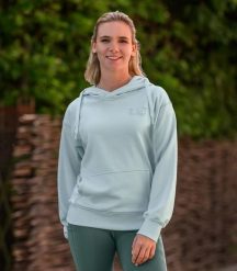 Bluza damska z kapturem ELT Strasbourg. Szare bluzy ELT, l, bez wzorów, z bawełny, z kapturem. Za 256.85 zł.