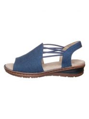 Ara Shoes Skórzane sandały w kolorze granatowym rozmiar: 41. Niebieskie sandały Ara Shoes, bez wzorów, klasyczne, z otwartym noskiem, bez obcasa, bez zapięcia. Za 137.10 zł.