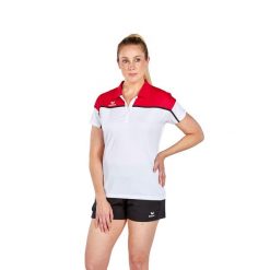 Damska koszulka polo Erima Change. Białe bluzki Erima, bez wzorów, eleganckie, bez kołnierzyka, bez ramiączek. Za 206.50 zł.