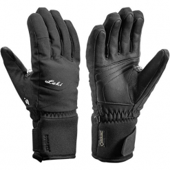 Leki Leki Rękawice damskie Shape Flex S GTX Lady black 6,5. Czarne rękawiczki Leki, bez wzorów, z gore-texu, sportowe. W wyprzedaży za 219.00 zł.
