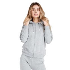 Bluza z bawełna z kaptur na co dzień na siłownię. Szare bluzy LEONE 1947 APPAREL, s, bez wzorów, z bawełny, bez kaptura. W wyprzedaży za 234.67 zł.