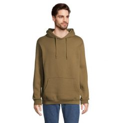 Bluza z kapturem Sol's Snake. Zielone bluzy SOL'S, s, bez wzorów, z bawełny, z kapturem. Za 125.50 zł.