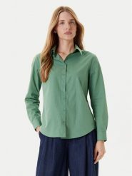 United Colors Of Benetton Koszula 5HAXDQ0AX Zielony Regular Fit. Zielone koszule United Colors of Benetton, s, bez wzorów, z bawełny, bez kołnierzyka, bez ramiączek. Za 139.99 zł.
