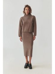 TATUUM Sweter "Malmana 2" w kolorze brązowym rozmiar: L. Brązowe swetry Tatuum, l, bez wzorów, z wełny, bez ramiączek. Za 361.99 zł.