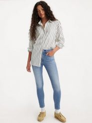 Levi´s Dżinsy - Skinny fit - w kolorze niebieskim rozmiar: W24/L28. Niebieskie jeansy l, z aplikacjami, z podwyższonym stanem. Za 228.45 zł.